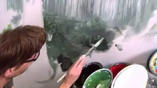 Painting A Forest - Mural Joe