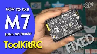 ToolKitRC M7 wheel encoder replacement and button repair (How to)