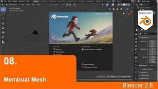 Membuat Mesh - Dasar-dasar Blender 2.8