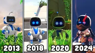 Astro Bot PS5 Graphics Evolution (2013 - 2024) 