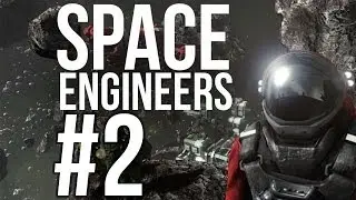 Space engineers - Giant Space station - Gameplay / First impression of Space engineers v. Alpha