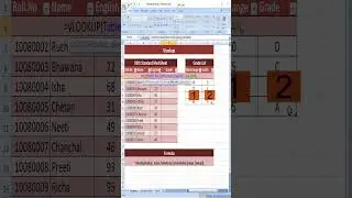 Vlookup Formula to Calculate Student Grade in less than 60 Seconds.