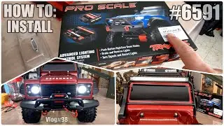 How to install Traxxas Defender TRX-4 Pro Scale Advanced Light Control System (
