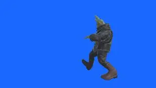 Хромакей Танцующий Орк 4