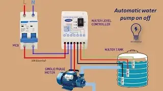Automatic water pump on off water level controller | SRA Electrical