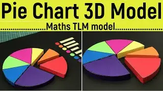 pie chart 3d model - financial pie chart 3d model - maths tlm model - diy - diyas funplay - how to