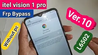 itel vision 1 pro frp bypass // itel l6502 frp bypass