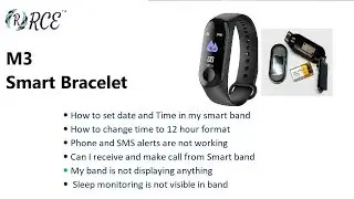 M3 Smart band - Commonly Asked Questions and Issues