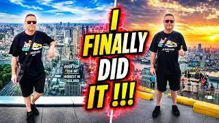 One Year Later I FINALLY Did It - Mahanakhon Tower Bangkok