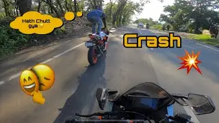 Crash 💥 Girte Girte bcha 🫣/ KTM200 drag race/ Mr Yadav
