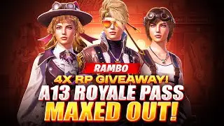 PUBG Mobile New Season New Royal Pass -4x RP Giveaway-😍♥️ || Rambo