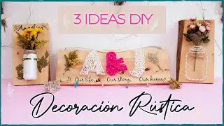 DIY 3 hermosas IDEAS de DECORACIÓN | #decor | #Diyhomedecor