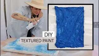 DIY Textured art. How to make a 3d painting