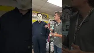 Michael Myers - I think he loves us!! #lego #michaelmyers #halloween #legos #interview