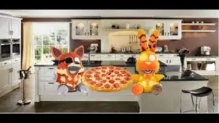 Jack o bonnie and jack o foxy make pizza!