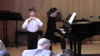 Занкович Кирилл - выступление на IV конкурсе блокфлейтистов.