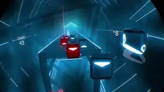 Cy Plays: Beat Saber PSVR - Rum N' Bass Expert (First Blind Attempt)