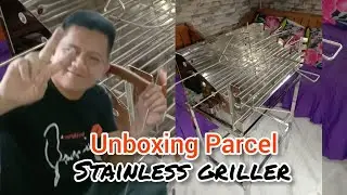 Unboxing Stainless Ihawan/Griller with two sticks litsunan