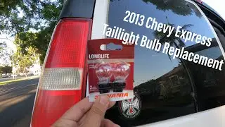 Quick Video: Replacing a Taillight Bulb - Chevy Express