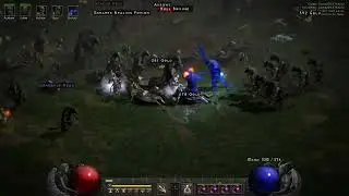 DIABLO 2 RESURRECTED - Necro Corpse  Explosion Cows