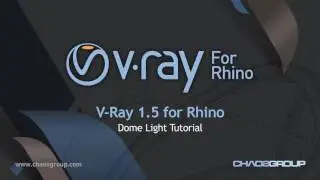 V-Ray for Rhino - Dome Light Tutorial 한국어 (in Korean)