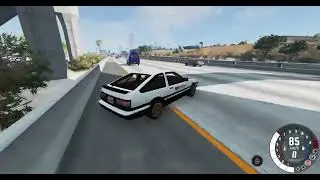 Near Miss!-BeamNG Drive