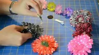 How To Make Custom Hair Flower Clips