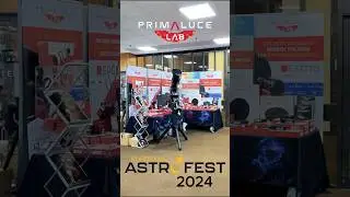 PrimaLuceLab booth at the European Astrofest 2024 #telescope conference in London #shorts