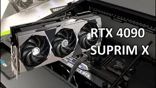 MSI GeForce RTX 4090 SUPRIM X  24GB GDDR6X Graphics Card Unboxing
