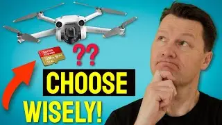 DJI Mini 3 Pro // The best SD Card for video