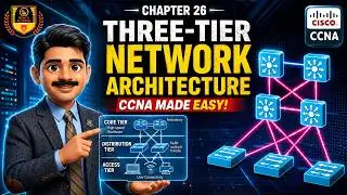 Three-Tier Network Topology | 3-Tier Network Architecture | Cisco CCNA 200-301