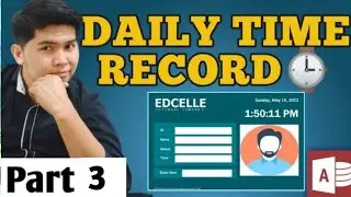 Daily Time Record in Microsoft Access | Refresh every 5 seconds
