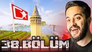 SONUNDA MİNECRAFT'DA KÖYÜMÜZE GALATA KULESİ YAPTIK! (ÇOK ZOR) 38. Bölüm