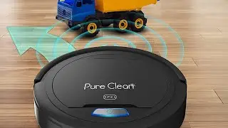 Robot Vacuum Cleaner - Upgraded Lithium Battery 90 Min Run Time - Automatic Bot Self Detects