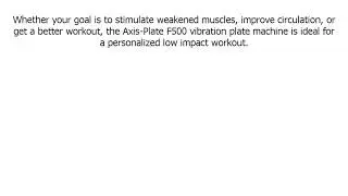 Special Discount on Axis Plate Vibration Plate Machine   Full Whole Body Exercise Workout Fitn
