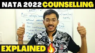 NATA 2022 Counselling EXPLAINED 🔥 by sachin prajapat