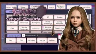 how to make your character to m3gan | sakura school simulator | easy toturial