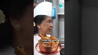 Asha Bhosleji Has 10 Restaurant Over The World | Curly Tales #shorts