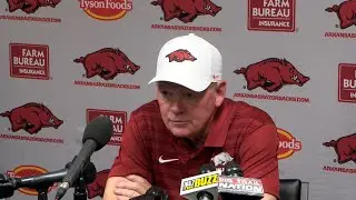 Bobby Petrino after Arkansas losing streak extends to nine games following Texas loss