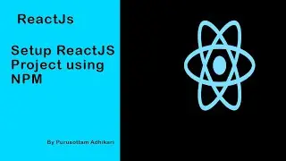 Setup ReactJs project using NPM