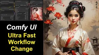 ComfyUI 19 Quick Change Workflow (Pythongossss Scripts)