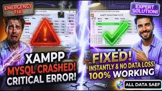 Xampp mysql shutdown unexpectedly