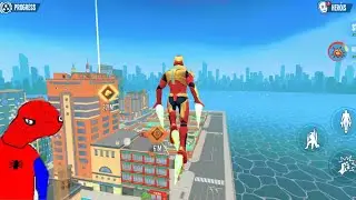 HOMEM DE FERRO CONTRA VILÕES NA CIDADE DO CRIME - JOGO DO HOMEM ARANHA SPIDER FIGHTER