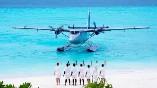 Most beautiful flight - Maldives seaplane transfer (private Twin Otter plane)