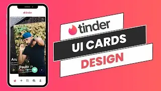 Tinder Like Card Design Flutter | Tinder UI Design | Flutter Tinder Clone