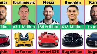 Craziest Most Expensive Supercars Of Richest Footballers🤑 - $28000 to $36000000