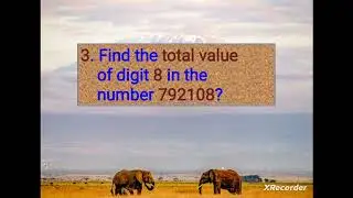 Grade 6 Mathematics - Total value CBC