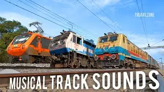 25 in 1 Train Track Sounds | Train videos | Indian Railways