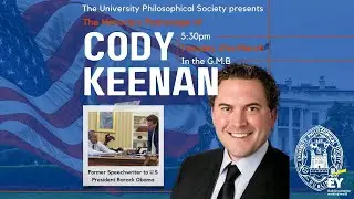 The Honorary Patronage of Cody Keenan, former White House Chief Speech Writer