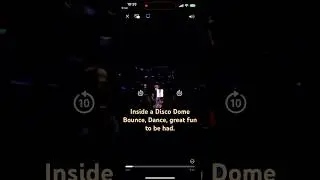 Disco Dome Bouncy Castle Bounce, dance, or even throw a basketball through the hoop.Complete madness